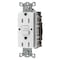Hubbell Wiring Device-Kellems Ground Fault Products, Commercial Standard GFCI Receptacles, GFRST15WU GFRST15WU - alternate 1